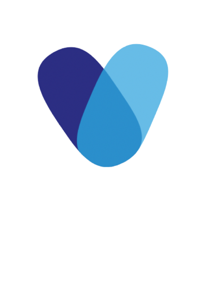 coeur bleu fonce et bleu clair logo if3S